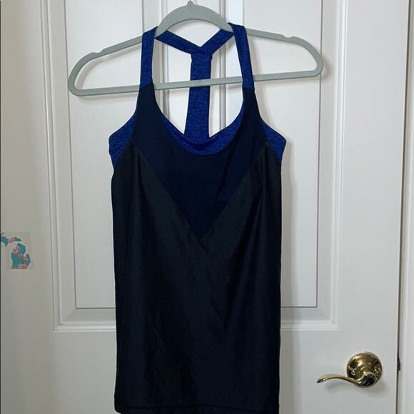 Under Armour studio lux tank black & blue S - Picture 3 of 6